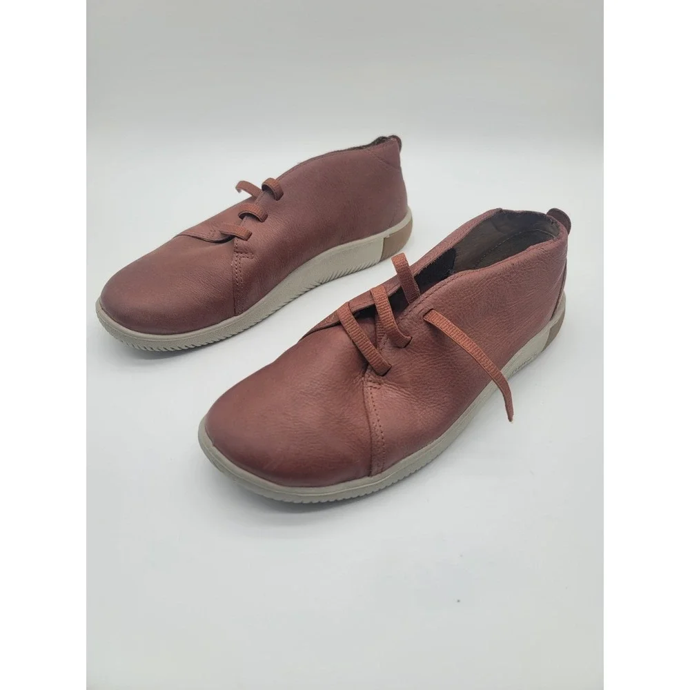 KEEN KNX‎ Chukka Leather Shoes Mens 11 Brown Minimalist Comfort Casual